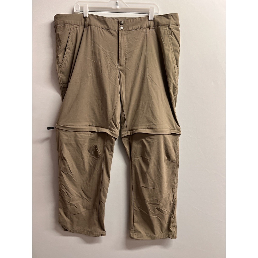 Columbia Womens‎ Beige  Convertible Pants Sz 22W Omni Shield